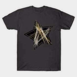 Abstrakt 1 - Gold & Silber T-Shirt